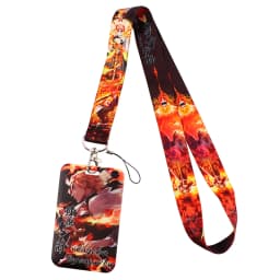 Ransitute R2643 Anime Lanyard Card ID Holder Car KeyChain ID Card Gym Phone Badge Kids Key Ring Holder Jewelry