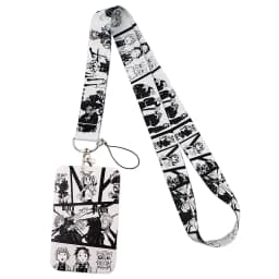 Ransitute R2643 Anime Lanyard Card ID Holder Car KeyChain ID Card Gym Phone Badge Kids Key Ring Holder Jewelry