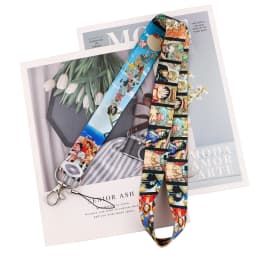 Ransitute R2643 Anime Lanyard Card ID Holder Car KeyChain ID Card Gym Phone Badge Kids Key Ring Holder Jewelry