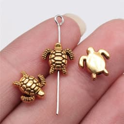 20pcs Trendy Animals Sea Turtle Beads Charms Connector Fit Necklaces Pendants Bracelets Handmade DIY Jewelry Accessories