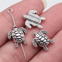 20pcs Trendy Animals Sea Turtle Beads Charms Connector Fit Necklaces Pendants Bracelets Handmade DIY Jewelry Accessories