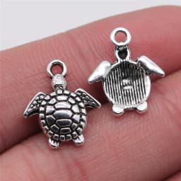 20pcs Trendy Animals Sea Turtle Beads Charms Connector Fit Necklaces Pendants Bracelets Handmade DIY Jewelry Accessories