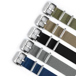 San Martin Nylon Strap High Quality Pilot Military Watch Band 20mm 22mm Universal Type Sports Paratrooper Strap Watch Parts
