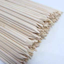 300/400pcs Orange Wooden Sticks Nail Cuticle Pusher Remover Cleaner Rhinestones Decoration Picker Nail Art Manicure Tools