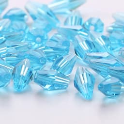6*12MM 50Pcs/Lot Czech Long Bicone Glass Beads For Bracelet Jewelry Making DIY Accessories Loose Red Crystal Faceted Seed Beads