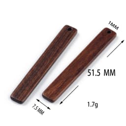 10PCS Mix Natural Wood Geometric Charms For Earring Bracelet Connectors Findings DIY Pendants Flatback Vintage Jewelry Making