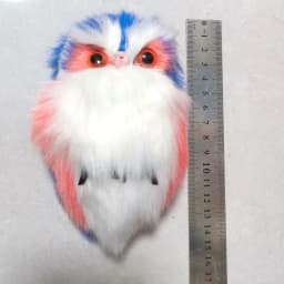 Cute Tiny Plush Faux Rabbit Fur Owl Women Girls Mini Animal Keychain On Bag Car Trinket Jewelry Party Toy Gift