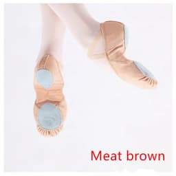 Stretch Canvas Ballet Dance Shoes Slippers Split Soft Sole Ballerina Cotton Elastic Fabric Belly Training Jazz Gym Yoga Exercise