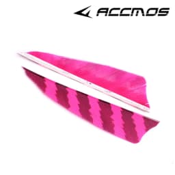 ACCMOS Natural Feather Arrows Fletching for Hunting Shooting Archery DIY Accessories,Right Wing,Turkey Plumage,3Inch 4Inch 5Inch