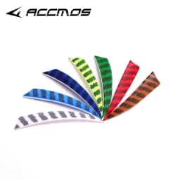ACCMOS Natural Feather Arrows Fletching for Hunting Shooting Archery DIY Accessories,Right Wing,Turkey Plumage,3Inch 4Inch 5Inch