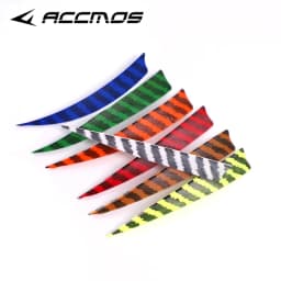 ACCMOS Natural Feather Arrows Fletching for Hunting Shooting Archery DIY Accessories,Right Wing,Turkey Plumage,3Inch 4Inch 5Inch