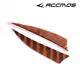 ACCMOS Natural Feather Arrows Fletching for Hunting Shooting Archery DIY Accessories,Right Wing,Turkey Plumage,3Inch 4Inch 5Inch