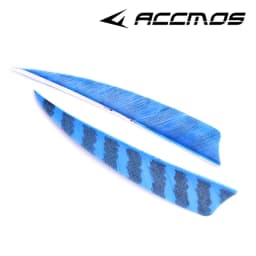 ACCMOS Natural Feather Arrows Fletching for Hunting Shooting Archery DIY Accessories,Right Wing,Turkey Plumage,3Inch 4Inch 5Inch