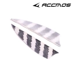 ACCMOS Natural Feather Arrows Fletching for Hunting Shooting Archery DIY Accessories,Right Wing,Turkey Plumage,3Inch 4Inch 5Inch