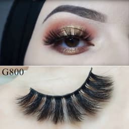 5 Pairs 3D Mink False Eyelashes H13, Soft Eyelash Extension Natural Eyelashes Makeup Lashes Wholesale G800, G806