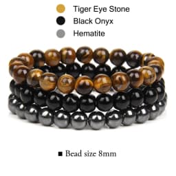 3Pcs/Set 4mm Natural Stone Bracelet Pink Quartzs Jaspers Rhodonite Beads Bracelets For Women Men Jewelry Gift Healing Energy
