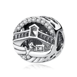 Original 925 Sterling Silver Charms Love Travel London Bus Paris Pendant Beads Fit Bracelets Necklaces For Women DIY Jewelry