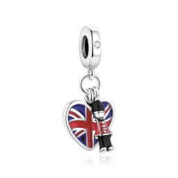 Original 925 Sterling Silver Charms Love Travel London Bus Paris Pendant Beads Fit Bracelets Necklaces For Women DIY Jewelry