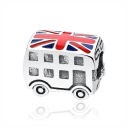 Original 925 Sterling Silver Charms Love Travel London Bus Paris Pendant Beads Fit Bracelets Necklaces For Women DIY Jewelry