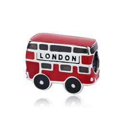 Original 925 Sterling Silver Charms Love Travel London Bus Paris Pendant Beads Fit Bracelets Necklaces For Women DIY Jewelry