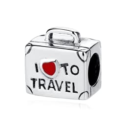 Original 925 Sterling Silver Charms Love Travel London Bus Paris Pendant Beads Fit Bracelets Necklaces For Women DIY Jewelry