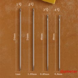 25Pcs/Bag Hand Junetree John James Saddlers Harness Needle Round Point Needle Diy Leatherwear Hand Tool Leather Crafts
