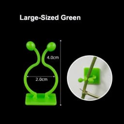 Invisible Wall Rattan Clamp Plant Climbing Wall Clips Self-Adhesive Plant Fixator Vine Buckle Hook Rattan Fixed Clip Bracket