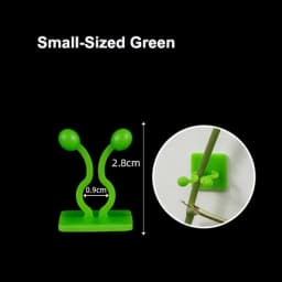 Invisible Wall Rattan Clamp Plant Climbing Wall Clips Self-Adhesive Plant Fixator Vine Buckle Hook Rattan Fixed Clip Bracket