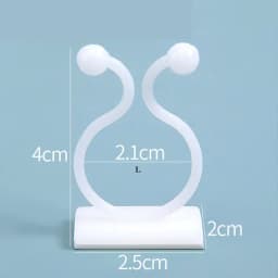 Invisible Wall Rattan Clamp Plant Climbing Wall Clips Self-Adhesive Plant Fixator Vine Buckle Hook Rattan Fixed Clip Bracket