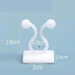 Invisible Wall Rattan Clamp Plant Climbing Wall Clips Self-Adhesive Plant Fixator Vine Buckle Hook Rattan Fixed Clip Bracket