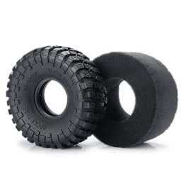 MIBIDAO 2.2" Wheel Tire 150mm Rubber Tyres For 1/10 TRX4 TRX6 Axial SCX10 90046 AXI03007 D90 Wraith RC Crawler Car