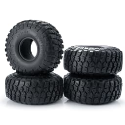 MIBIDAO 2.2" Wheel Tire 150mm Rubber Tyres For 1/10 TRX4 TRX6 Axial SCX10 90046 AXI03007 D90 Wraith RC Crawler Car