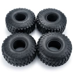 MIBIDAO 2.2" Wheel Tire 150mm Rubber Tyres For 1/10 TRX4 TRX6 Axial SCX10 90046 AXI03007 D90 Wraith RC Crawler Car
