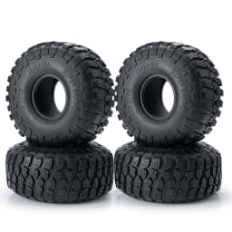 MIBIDAO 2.2" Wheel Tire 150mm Rubber Tyres For 1/10 TRX4 TRX6 Axial SCX10 90046 AXI03007 D90 Wraith RC Crawler Car