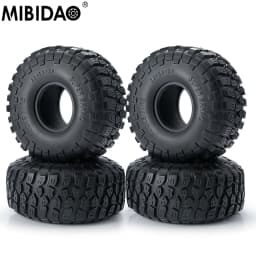 MIBIDAO 2.2" Wheel Tire 150mm Rubber Tyres For 1/10 TRX4 TRX6 Axial SCX10 90046 AXI03007 D90 Wraith RC Crawler Car