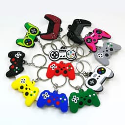 2025 New Style Game Machine Keychain & Keyring Cute Gamepad Joystick Key Chain Keychains Bag Car Hanging Fit Men Boy Wholesale