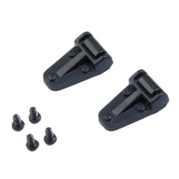 AXSPEED ABS Plastic Black Car Door Hinges & Door Handles & Engine Cover Hinge for TRX-4 TRX4 Defender 1/10 RC Crawler Car Parts