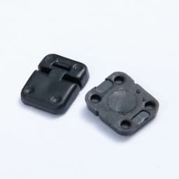 AXSPEED ABS Plastic Black Car Door Hinges & Door Handles & Engine Cover Hinge for TRX-4 TRX4 Defender 1/10 RC Crawler Car Parts
