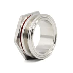 Weldless Bulkhead Tri Clamp 1.5" 2" Sanitary Stainless Steel SS304 Water Tank Beer Can Kettle Connector Pipe Fittings Homebrew