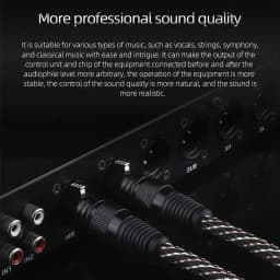 YYAUDIO Hifi XLR Cable Audio Cable Xlr Cable Male To Female Wire Signal Line Cables Core Pure Copper For Microphone Mixer