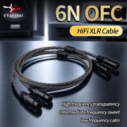 YYAUDIO Hifi XLR Cable Audio Cable Xlr Cable Male To Female Wire Signal Line Cables Core Pure Copper For Microphone Mixer