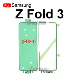 For Samsung Galaxy Z Fold3 F926 W22 LCD Front Adhesive Back Cover Waterproof Sticker Glue Replacement