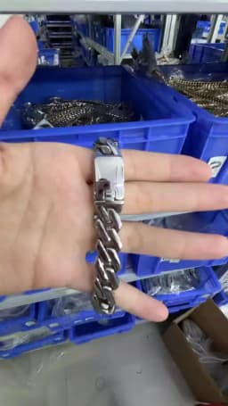 Kalen 13mm Trend Curbs Cuban Chain 316L Stainless Steel Men's Bracelet Popular Simple Jewelry Punk Link
