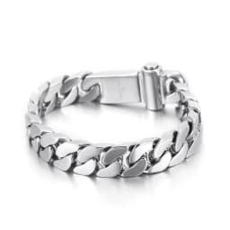 Kalen 13mm Trend Curbs Cuban Chain 316L Stainless Steel Men's Bracelet Popular Simple Jewelry Punk Link