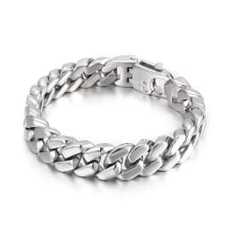 Kalen 13mm Trend Curbs Cuban Chain 316L Stainless Steel Men's Bracelet Popular Simple Jewelry Punk Link