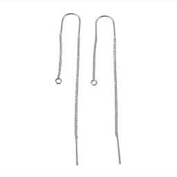 Solid 925 Sterling Silver earring wires with open Loop, earring wires for jewelry making hypoallergenic