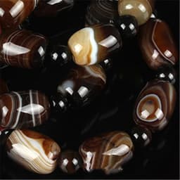 Natural Brazilian Silk Wrapped Agate Bucket Bead Bracelet Unisex Lutong National Style Jewelry for Men And Women