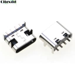 Cltgxdd 5~50pcs Type C 4Pin USB SMT Socket Connector USB 3.1 Type-C Female SMD DIP For PCB Design DIY High Current Charging Port