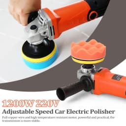 1200W 220V Adjustable Speed Car polishing machine Electric cars Polisher Waxing Machine Automobile Furniture Polishing Tool