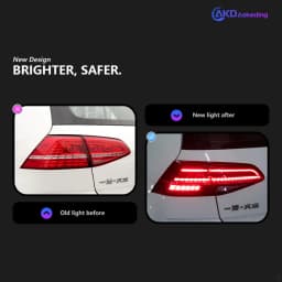 AKD Car Styling LED Tail Lamp for Volkswagen Golf 7 Hatchback Tail Light 2013-2020 Golf 7.5 MK7 Vii Rear Stop DRL Animation Brake Auto Accessories